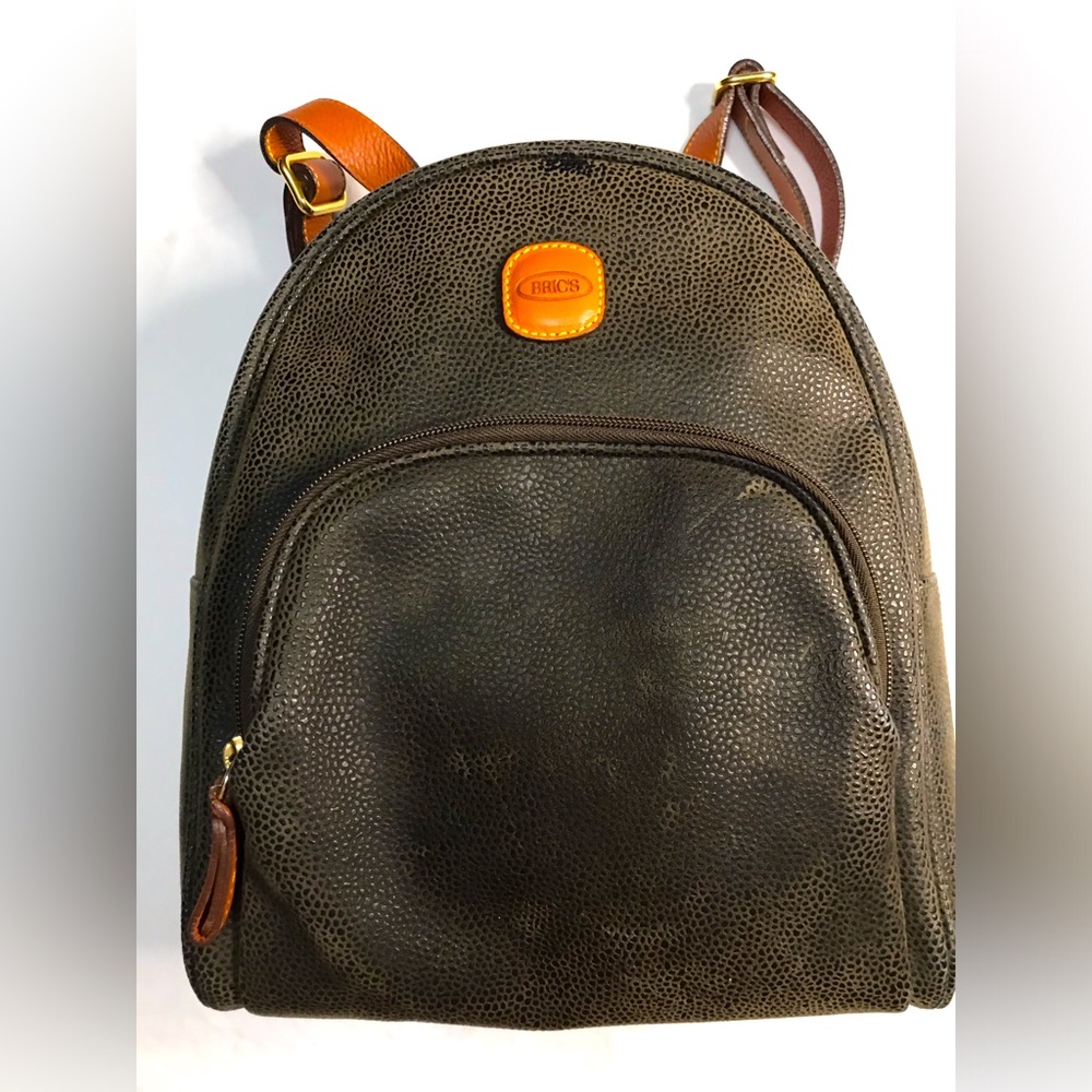 Bric’s Pebbled Leather Backpack